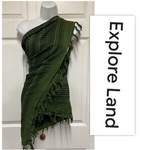 Explore Land Green Military Style Shemagh Tactical Scarf